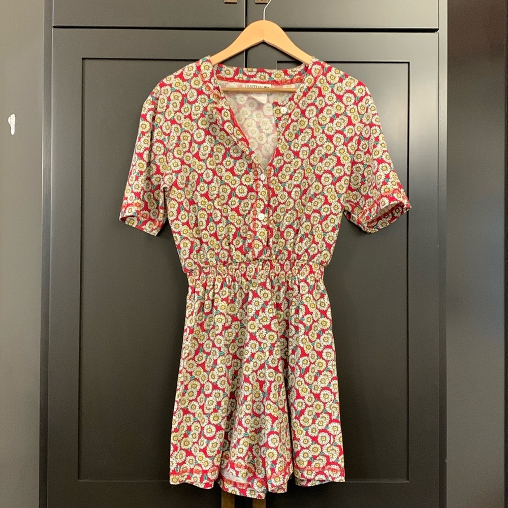 VTG Katelyn Rose 90s Sunflower Romper